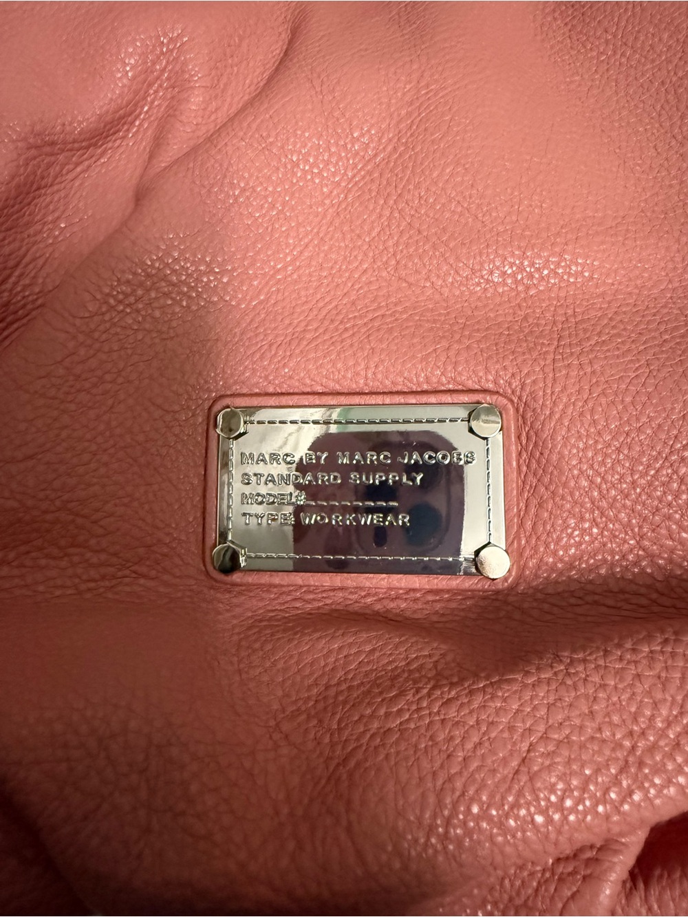 Marc by Marc Jacobs Blush Pink Pebbled Leather Satchel NWT - Picture 5 of 7